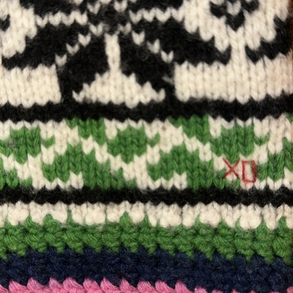 Frances Valentine Fair Isle Sleeveless Sweater Vest Size Small - Picture 8 of 8